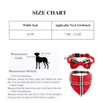 Adjustable British Grid Pattern Cat Bow Tie Bandana Collar - GreenFur