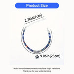 Adjustable Canvas Pet Collar with Paw Pendant for Cats and Dogs - GreenFur