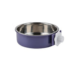 Adjustable Clamp On Stainless Steel Pet Bowl - GreenFur