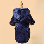 Adjustable Comfortable Flannel Fabric Pet Hooded Pajamas - GreenFur