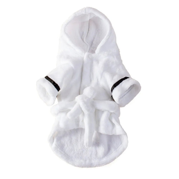 Adjustable Comfortable Flannel Fabric Pet Hooded Pajamas - GreenFur