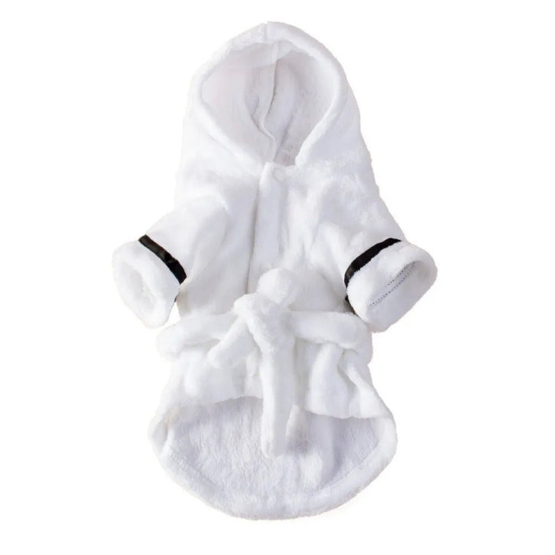 Adjustable Comfortable Flannel Fabric Pet Hooded Pajamas - GreenFur