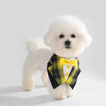 Adjustable Cotton Dog Scarves with British Style - GreenFur
