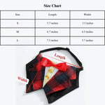 Adjustable Cotton Dog Scarves with British Style - GreenFur