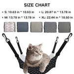 Adjustable Double - Sided Hanging Cat Hammock for Cats Summer & Winter Use - GreenFur