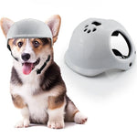 Adjustable EVA Dog Pet Helmet with Dog Ear Holes - GreenFur