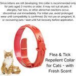 Adjustable Flea and Tick Repellent Cat Collar with Fresh Scent - GreenFur