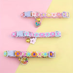Adjustable Floral Lace Pet Collar with Pendant - GreenFur