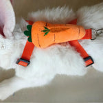 Adjustable H Style Rabbit Hamster Harness Leash Set for Walking - GreenFur