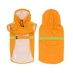Adjustable Hood Reflective Waterproof Dog Raincoat - GreenFur