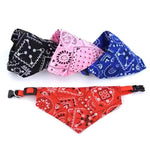Adjustable Pet Bandana with Print Triangle Bib for Dogs and Cats - GreenFur