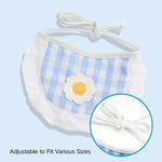Adjustable Pet Bibs Fashion Cute Lace Dog Cat Bandana - GreenFur