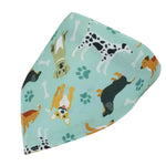 Adjustable Polyester Cartoon Bibs for Dogs and Cats - GreenFur