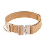 Adjustable Polyester Cotton Collar with Light - Alloy Buckle - GreenFur