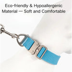 Adjustable Polyester Cotton Collar with Light - Alloy Buckle - GreenFur