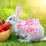 Adjustable Small Animal Harness and Leash Set for Rabbits - GreenFur