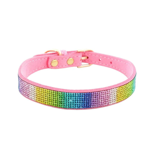 Adjustable Sparkling Soft Pet Collar - GreenFur