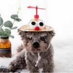 Adjustable Summer Pet Headwear Bamboo Dragonfly Hat for Dogs - GreenFur