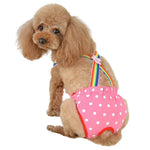 Adjustable Suspender Washable Reusable Puppy Sanitary Panties - GreenFur
