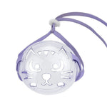 Adjustable Transparent Muzzle Breathable PC Pet Head Cover - GreenFur