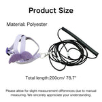Adjustable Ultralight Durable Polyester Bird Harness Leash Set - GreenFur