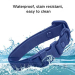 Adjustable Waterproof Dog Collar Soft PVC Dog Collar with Safety Buckle - GreenFur