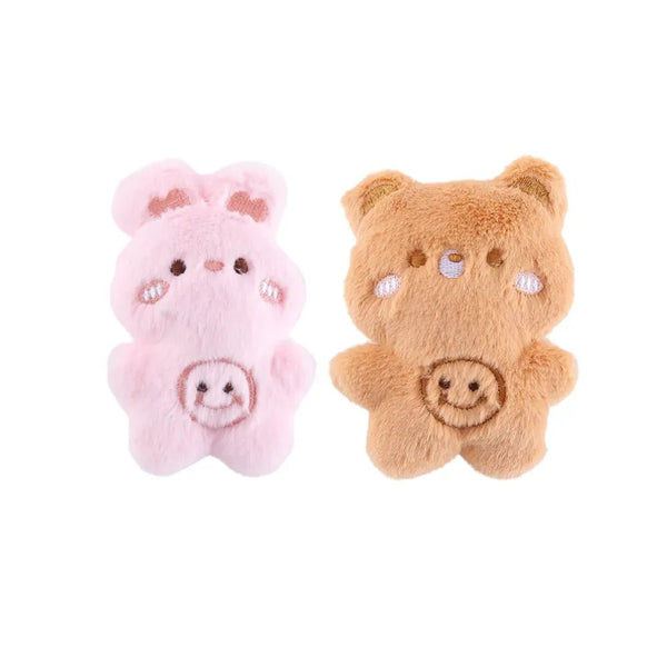 Adorable Cartoon Animal Plush Cat Toy with Catnip for Enrichment - GreenFur