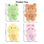 Adorable Cartoon Animal Plush Cat Toy with Catnip for Enrichment - GreenFur
