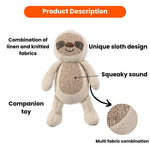 Adorable Companion Puppy Sloth Pet Dog Toy - GreenFur