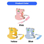 Adorable Fruit Design Pet Harness and Leash Set - GreenFur