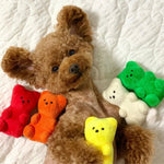 Adorable Gummy Bear Squeaky Plush Pet Toy - GreenFur