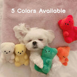 Adorable Gummy Bear Squeaky Plush Pet Toy - GreenFur