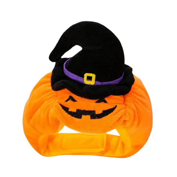 Adorable Pumpkin Cat Hat Halloween Pet Cap - GreenFur