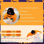 Adorable Pumpkin Cat Hat Halloween Pet Cap - GreenFur