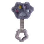 Adorable Squeaky Dog Toy Dog Paw Plush Toy with Chew Ring - GreenFur