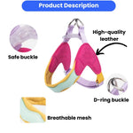 Adorable Summer 5 Color Option Pet Harness and Leash Set - GreenFur