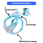 Adorable Summer Design Pet Harness - GreenFur