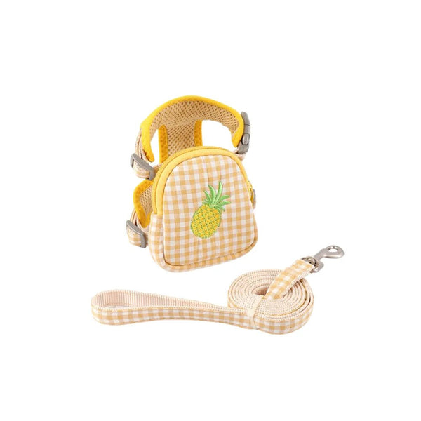 Adorable Summer Pet Backpack Harness and Leash Set - GreenFur