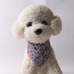 Ajustable Double Layered Velour American Flag Pet Bandanas - GreenFur