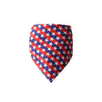Ajustable Double Layered Velour American Flag Pet Bandanas - GreenFur