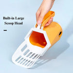 All in One Cat Litter Scoop Set with Removable Waste Container - GreenFur