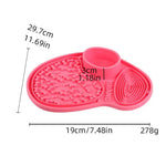 All - in - One Dog Lick Pad with Three Functional Zones - GreenFur