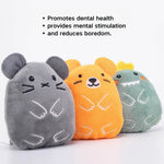 Animal Shaped Toys Bear Duck Plush Crinkle Paper Inside Dog Toy - GreenFur
