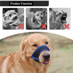 Anti Barking Muzzle Air Mesh Breathable Soft Nylon Muzzle For Dogs - GreenFur