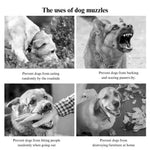 Anti Barking Muzzle Air Mesh Breathable Soft Nylon Muzzle For Dogs - GreenFur