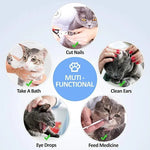 Anti - bite Multi - functional Adjustable Pet Cat Bath Bag - GreenFur