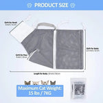 Anti - bite Multi - functional Adjustable Pet Cat Bath Bag - GreenFur