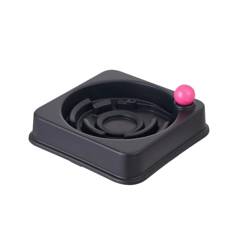Anti - Choking Design Non - Slip Base PP Pet Slow Feeder Bowl - GreenFur