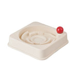 Anti - Choking Design Non - Slip Base PP Pet Slow Feeder Bowl - GreenFur