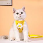 Anti - Escape Breathable Polyester Pet Harness with Leash - GreenFur